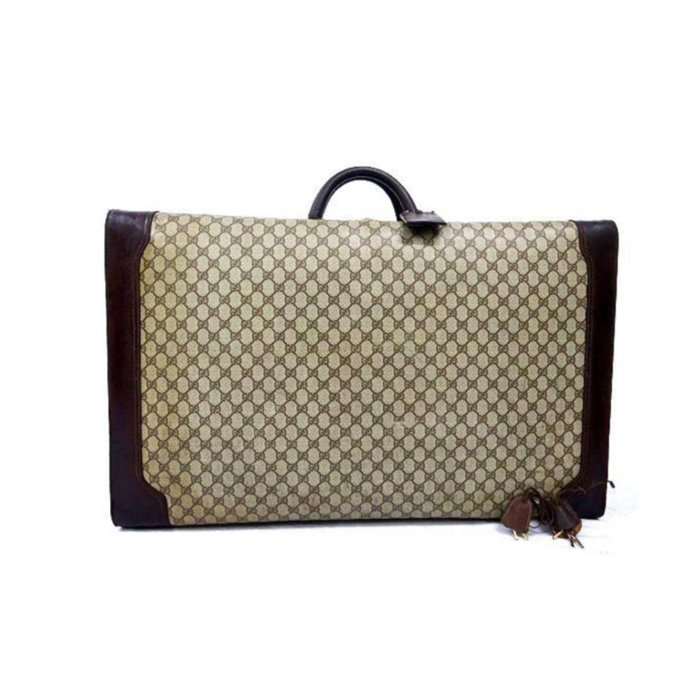Gucci XL Supreme GG Monogram Trunk Suitcase Luggag